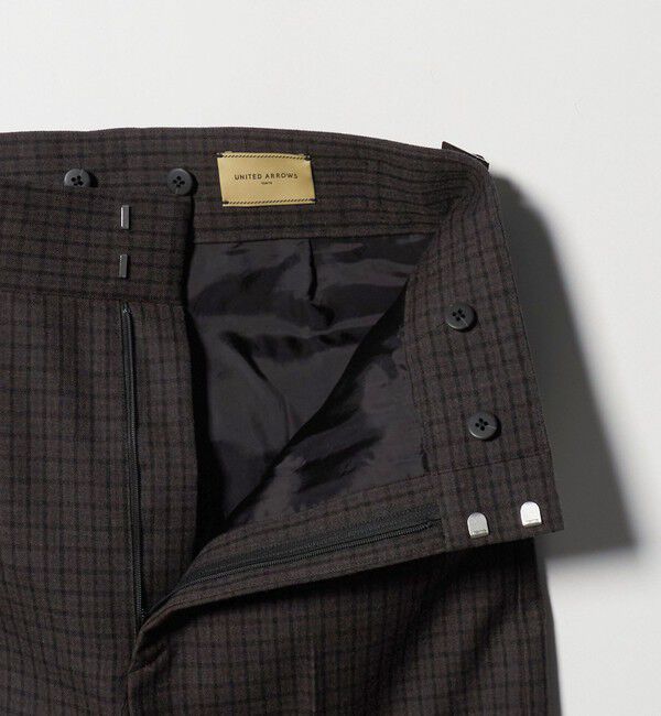 UNITED ARROWS「ガンクラブ チェック パンツ」|チノ|