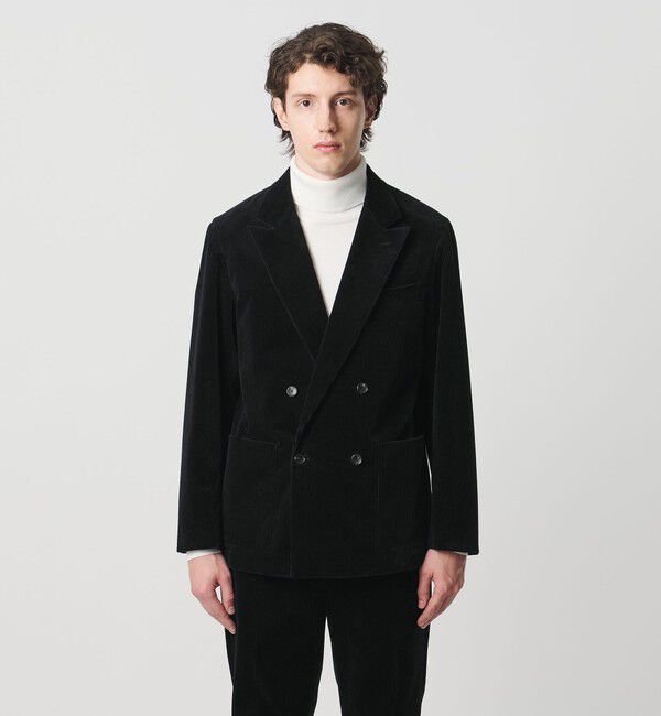 UNITED ARROWS「コーデュロイ オーディナリー 4ボタン ダブル ジャケット」|テーラードジャケット|