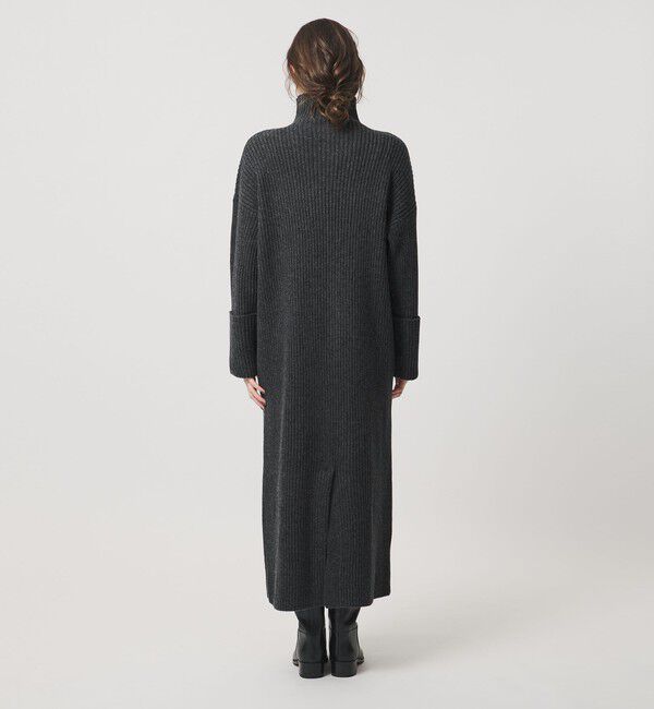 UNITED ARROWS「＜SACRA＞Wポケット タートル リブ ワンピース」|ワンピース|