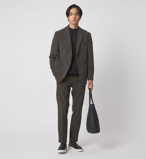 UNITED ARROWS「ライト コーデュロイ シングル 2ボタン テーラードジャケット UA COZY ウォッシャブル ヨコストレッチ」|スーツ|