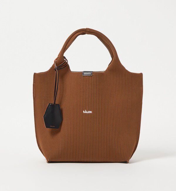 UNITED ARROWS「＜hALON＞ストライプ ニット トートバッグM」|その他|MD.BROWN