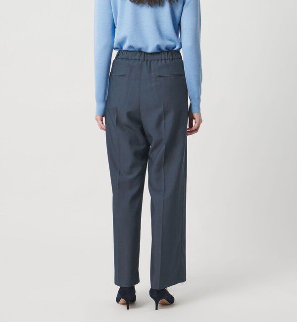 UNITED ARROWS「2タック デニムライク ワイド パンツ ‐ウォッシャブル‐」|チノ|