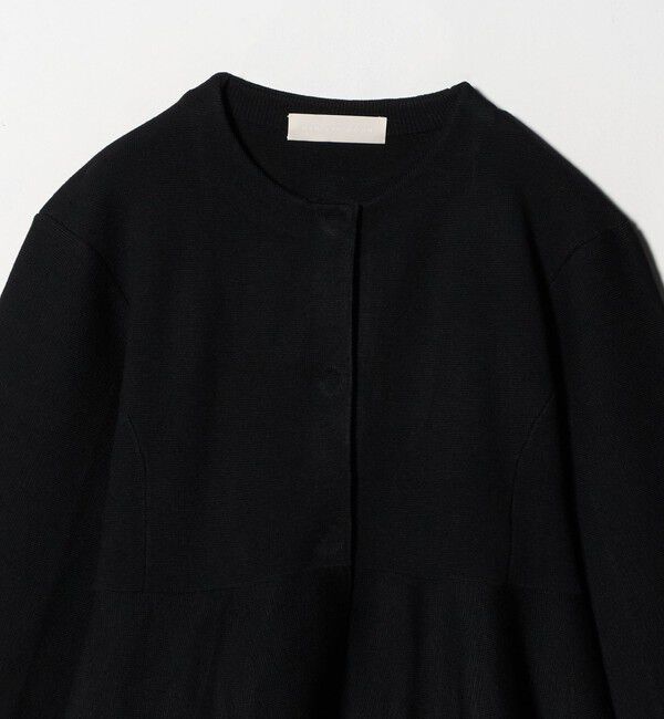 UNITED ARROWS「＜Marilyn Moon＞ミラノリブ ペプラム ジャケット」|ノーカラージャケット|