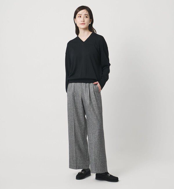 UNITED ARROWS「フラノ スパンコール イージー パンツ」|その他|