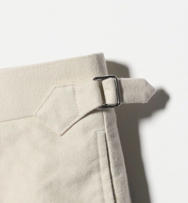 UNITED ARROWS「モールスキン 1プリーツ スラックス」|スラックス|