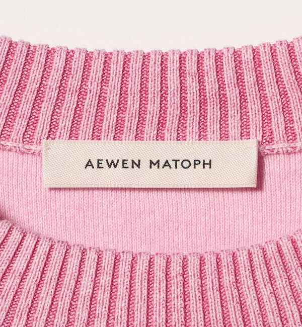 AEWEN MATOPH「＜AEWEN MATOPH＞スムースバイカラーニット」|ニット・セーター|