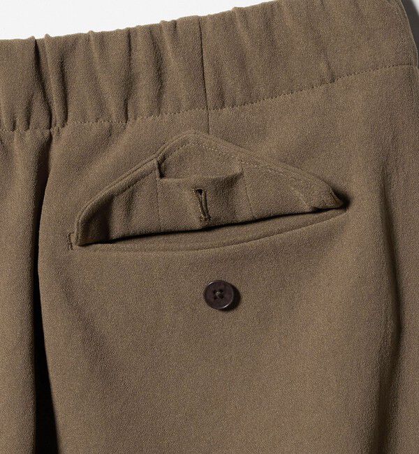 UNITED ARROWS「ポリエステルサブレ モダンストレート イージーパンツ」|スラックス|