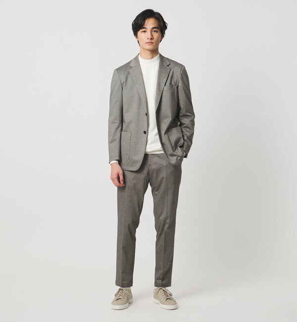 UNITED ARROWS「モックロディ ノープリーツ パンツ UA COZY ウォッシャブル ストレッチ」|テーラードジャケット|