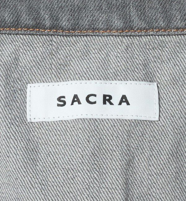 UNITED ARROWS「＜SACRA＞ボリュームスリーブ デニムジャケット GRAY」|デニムジャケット|
