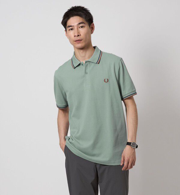 UNITED ARROWS green label relaxing「＜FRED PERRY＞ツインティップ ポロシャツ」|ポロシャツ|LIME