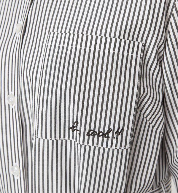 UNITED ARROWS green label relaxing「＜To b. by agnes b.コラボ＞エンブロイダリー シャツ ワンピース」|ワンピース|