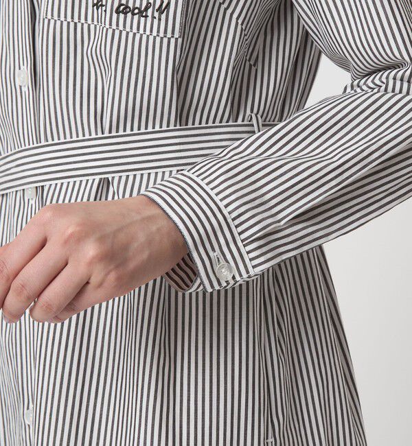 UNITED ARROWS green label relaxing「＜To b. by agnes b.コラボ＞エンブロイダリー シャツ ワンピース」|ワンピース|