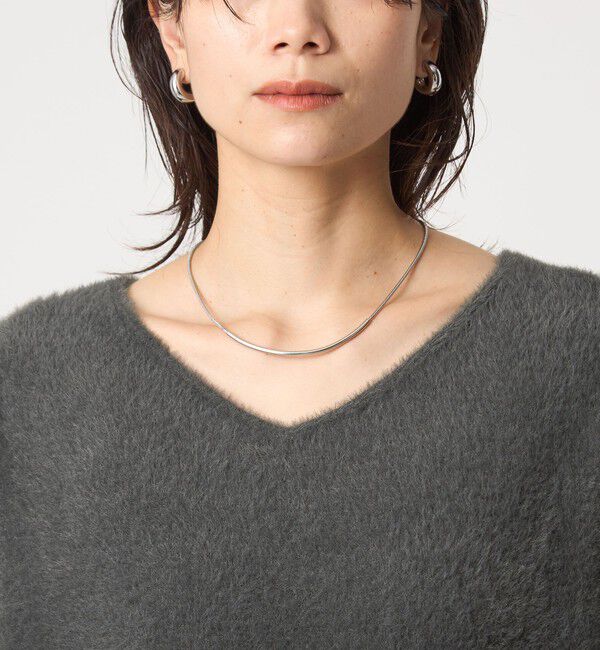 UNITED ARROWS green label relaxing「フラッフフェザー 2WAY ショートスリーブ ニット プルオーバー -ウォッシャブル-」|ニット・セーター|