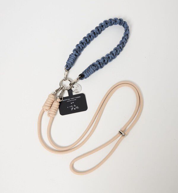UNITED ARROWS green label relaxing「＜To b. by agnes b.コラボ＞モバイル ストラップ」|チャーム・キーホルダー|NAVY