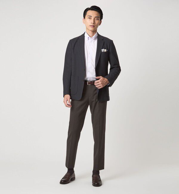 UNITED ARROWS green label relaxing「A+ TWPU サージ スリム アジャスター セットアップパンツ -ウォッシャブル・ストレッチ-」|スーツ|