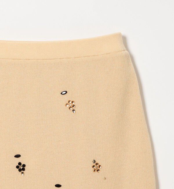 EMMEL REFINES「＜EMMEL REFINES＞EM フラワービジュー ニット スカート」|スカート|