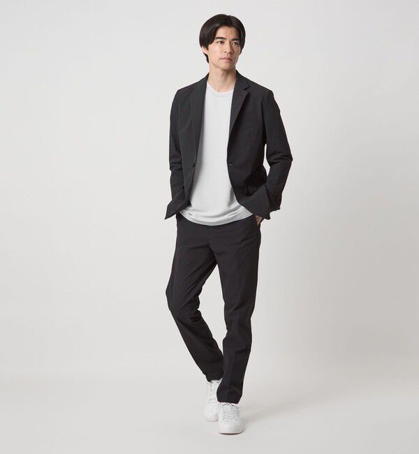 UNITED ARROWS green label relaxing「【WEB限定】JUST fit ナイロン PU ナロー セットアップ -2Wayストレッチ-」|テーラードジャケット|