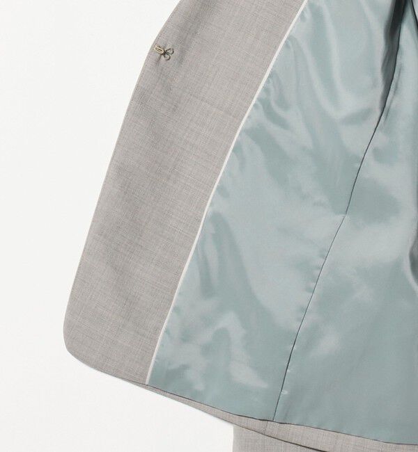 UNITED ARROWS green label relaxing「カチリラ ノーラペル ジャケット  -ウォッシャブル・ストレッチ-」|ノーカラージャケット|