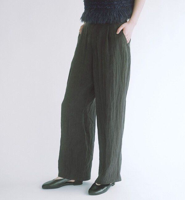 UNITED ARROWS green label relaxing「＜SEASONAL COLLECTION＞ツイル パンツ」|その他|BLACK