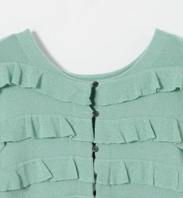 EMMEL REFINES「＜EMMEL REFINES＞EM ティアード ミニフリル 2WAY カーディガン」|カーディガン|