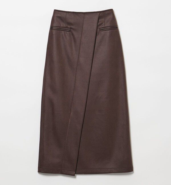 EMMEL REFINES「＜EMMEL REFINES＞EM マシュマロタッチ スリットステッチ スカート」|スカート|