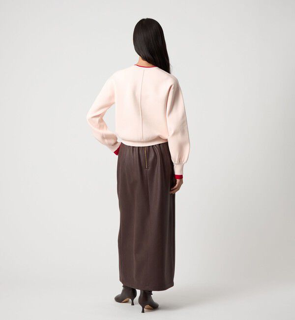 EMMEL REFINES「＜EMMEL REFINES＞EM マシュマロタッチ スリットステッチ スカート」|スカート|