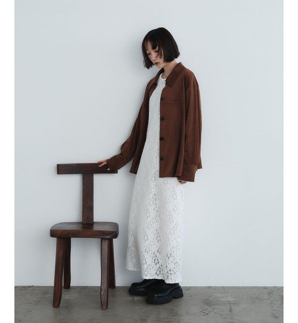 EMMEL REFINES「＜EMMEL REFINES＞EM レース ロング ワンピース」|ワンピース|