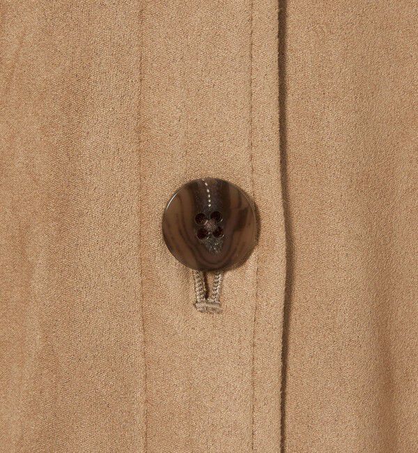 EMMEL REFINES「＜EMMEL REFINES＞EM スウェード ライク トロミ シャツ」|シャツ・ブラウス|