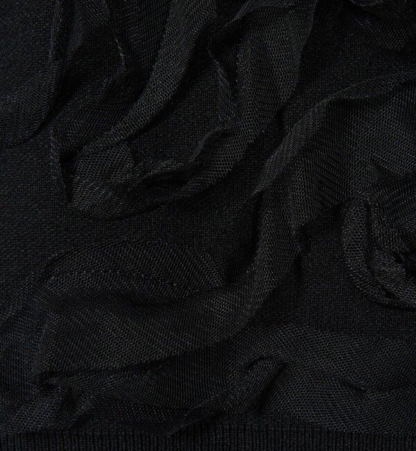 EMMEL REFINES「＜EMMEL REFINES＞EM HW チュールシシュウ スウェットライク ニット プルオーバー」|ニット・セーター|