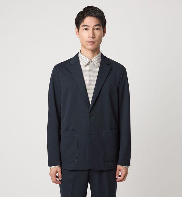 UNITED ARROWS green label relaxing「ポリエステル トリコット リラックス ジャケット」|テーラードジャケット|