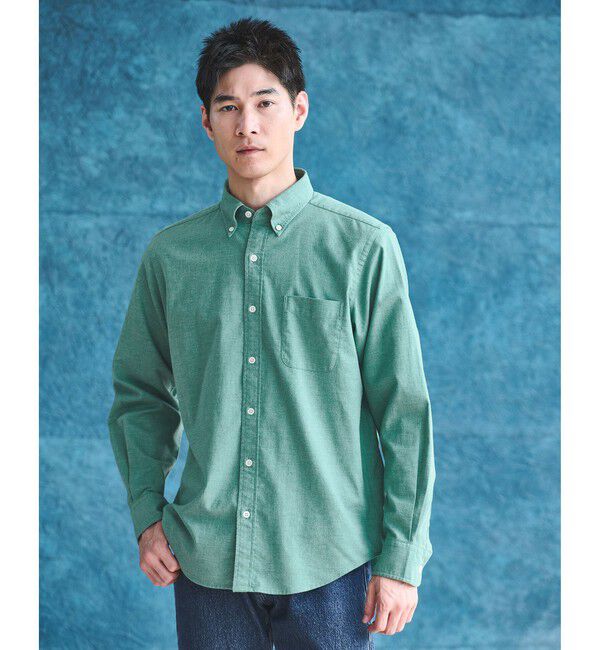 UNITED ARROWS green label relaxing「ナチュラルフィット ボタンダウン シャツ」|シャツ・ブラウス|KELLY