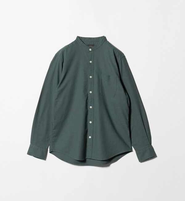 UNITED ARROWS green label relaxing「ナチュラルフィット  バンドカラー シャツ」|シャツ・ブラウス|