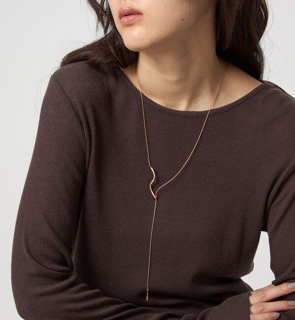 UNITED ARROWS green label relaxing「ウェーブバー スライド ネックレス」|ネックレス|