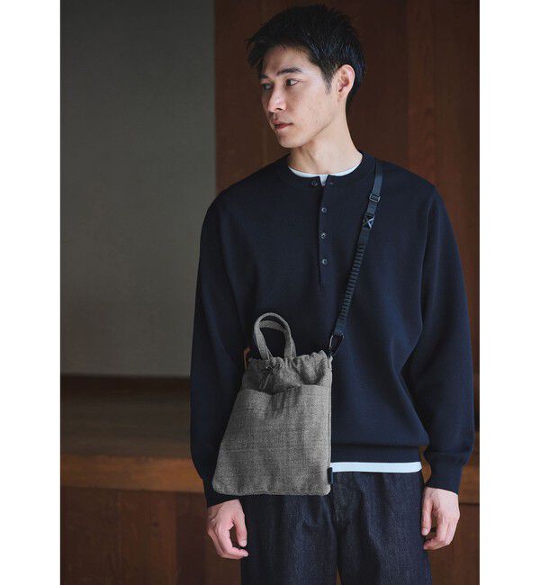 UNITED ARROWS green label relaxing「【別注】＜fellowww＞GLR デニム 巾着 ショルダーバッグ」|ショルダー・メッセンジャー|