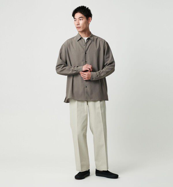 UNITED ARROWS green label relaxing「ワッシャーポプリン ボックス シャツ」|シャツ・ブラウス|