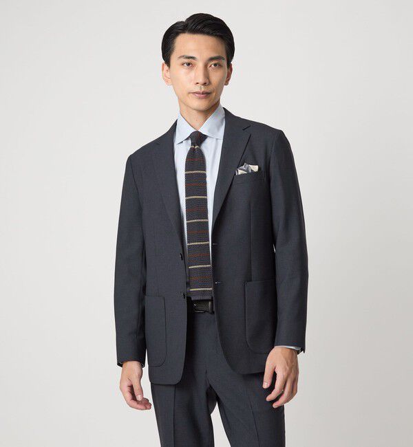 UNITED ARROWS green label relaxing「A+ ウールライク 2B スタンダード 2P ジャケット -ウォッシャブル・ストレッチ-」|テーラードジャケット|