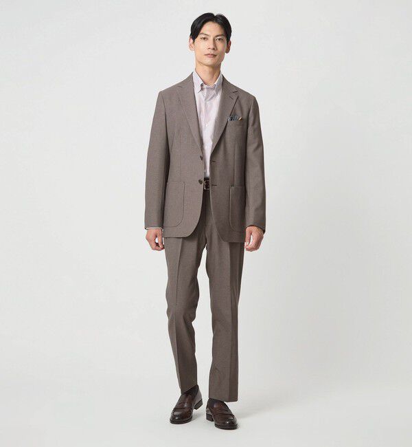 UNITED ARROWS green label relaxing「A+ ウールライク スタンダード イージー スラックス -ウォッシャブル・ストレッチ-」|スラックス|