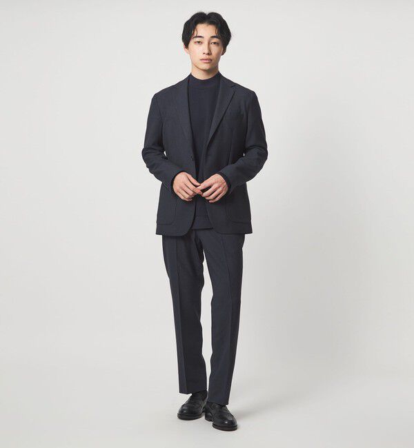 UNITED ARROWS green label relaxing「A+ ウールライク スタンダード イージー スラックス -ウォッシャブル・ストレッチ-」|スラックス|