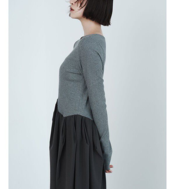 EMMEL REFINES「＜EMMEL REFINES＞EM ウェーブキリカエ ドッキング ワンピース」|ワンピース|