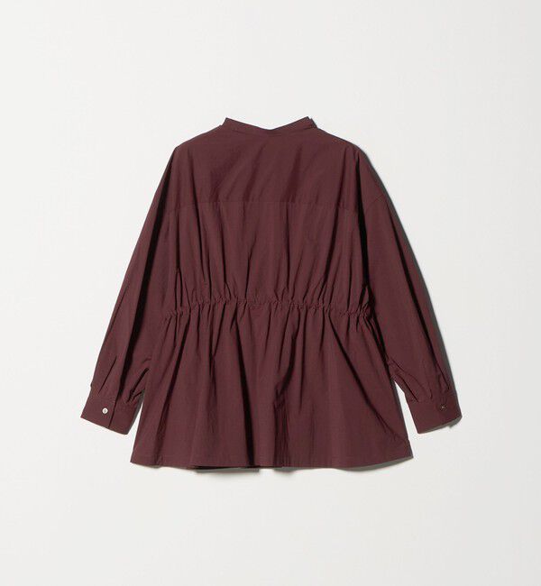 UNITED ARROWS green label relaxing「ウエスト ギャザー ハオリ ロングスリーブ シャツ」|シャツ・ブラウス|