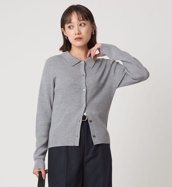 UNITED ARROWS green label relaxing「ウール エリツキ ニット カーディガン ウォッシャブル」|カーディガン|