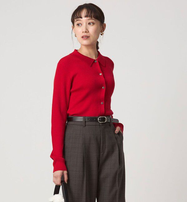 UNITED ARROWS green label relaxing「ウール エリツキ ニット カーディガン ウォッシャブル」|カーディガン|