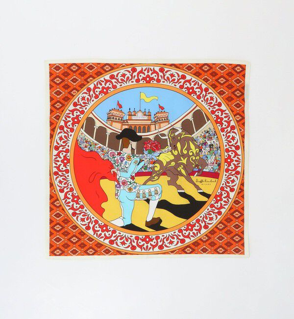 UNITED ARROWS green label relaxing「＜Dieffe Kinloch＞コットン プリント ハンカチ」|ハンカチ|