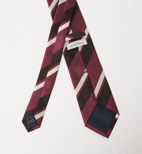 UNITED ARROWS green label relaxing「GLR シルク2 8.0cm ストライプ3 ネクタイ」|ネクタイ・蝶ネクタイ|