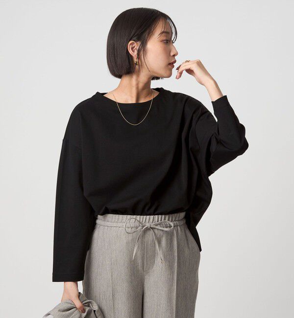 UNITED ARROWS green label relaxing「ポンチ ドルマン プルオーバー」|Tシャツ・カットソー|