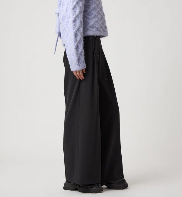 EMMEL REFINES「＜EMMEL REFINES＞EM ハイウエスト ワイドパンツ」|チノ|