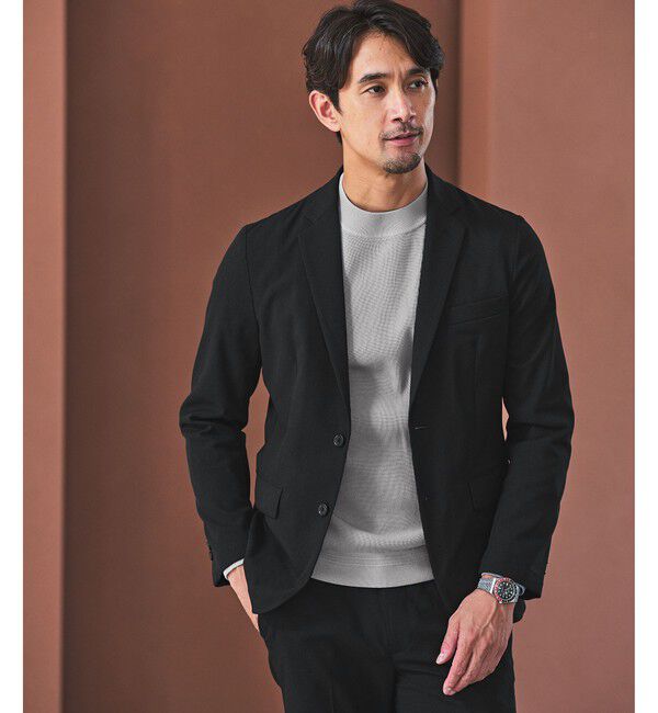 UNITED ARROWS green label relaxing「【WEB限定】JUST fit ウールライク ナロー セットアップ -ストレッチ-」|テーラードジャケット|