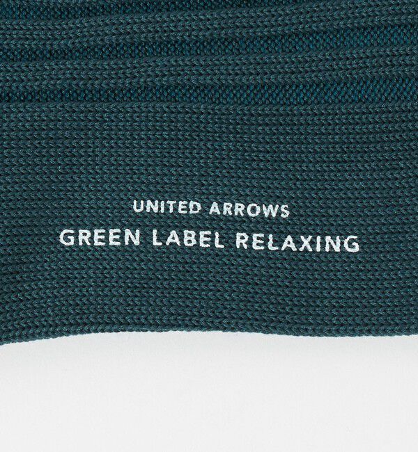 UNITED ARROWS green label relaxing「96N 3*3 リブ ソリッド ソックス」|ソックス|