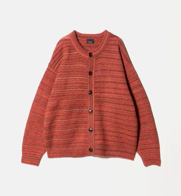 UNITED ARROWS green label relaxing「【WEB限定】＜GLR or＞カスリ風 クルーネック カーディガン」|カーディガン|