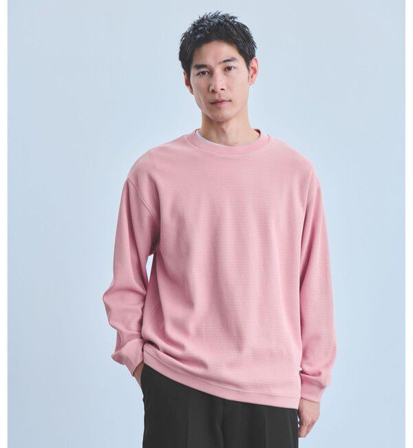 UNITED ARROWS green label relaxing「ウェーブ サーマル クルーネック Tシャツ」|Tシャツ・カットソー|